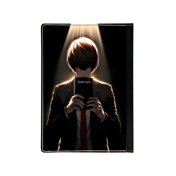 Binder- death-note-carboon-1-carbon - 10000028-carbon-کاربن-فروشگاه محصولات چاپی - کلاسور با طرح death note-- death note- کاربن- انیمه- لایت یاگامی- کلاسور ساتن-